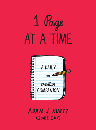 1 Page at a Time (Red) by Adam J. Kurtz