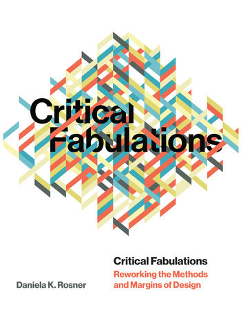 Critical Fabulations by Daniela K Rosner