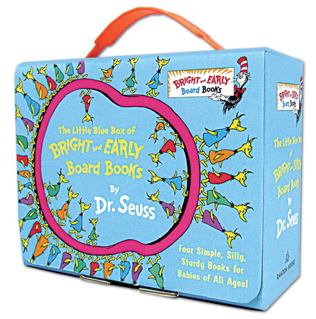 The Little Blue Boxed Set of Bright and Early Board Books by Dr. Seuss Cover