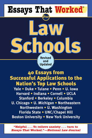 Essays That Worked for Law Schools (Revised) by Boykin Curry and Brian Kasbar