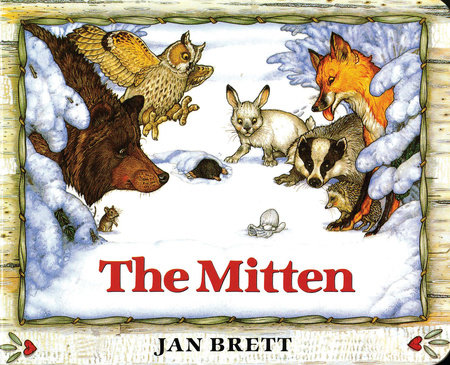 The Mitten (Oversized Lap Board Book) by Jan Brett