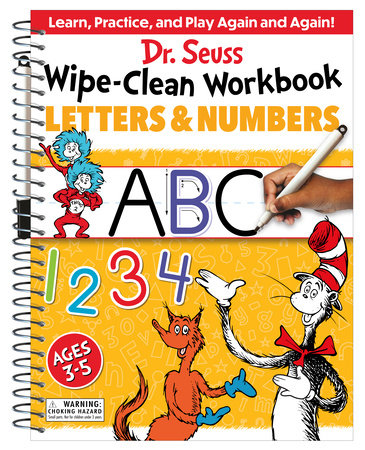 Dr. Seuss Wipe-Clean Workbook: Letters and Numbers Cover