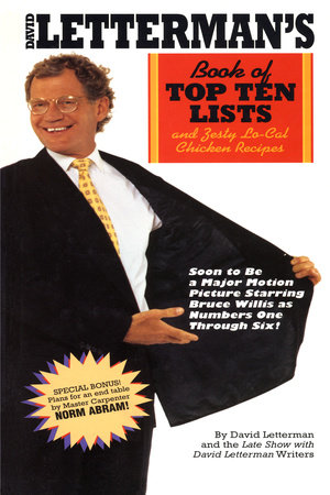 David Letterman's Book of Top Ten Lists by David Letterman and David Letterman Writers