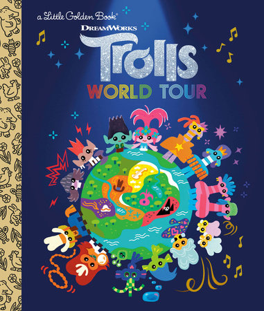 Trolls World Tour Little Golden Book (DreamWorks Trolls World Tour) by David Lewman