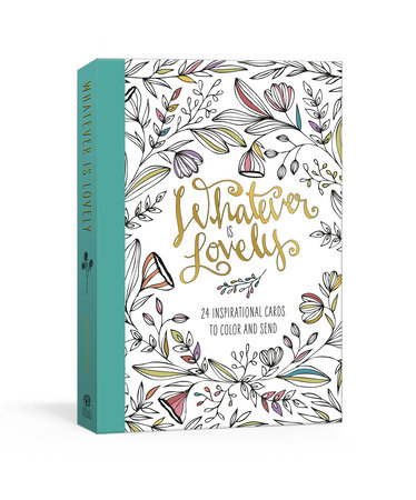 Whatever Is Lovely Postcard Book by Ink & Willow