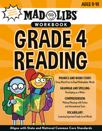 Mad Libs Workbook: Grade 4 Reading by Wiley Blevins and Mad Libs