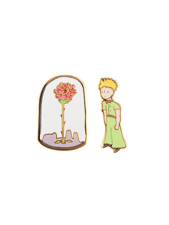 The Little Prince Enamel Pin Set - Pin Set of 2 by Out of Print