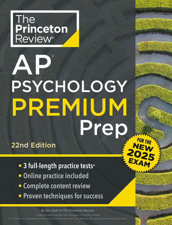 Princeton Review AP Psychology Premium Prep, 22nd Edition by The Princeton Review