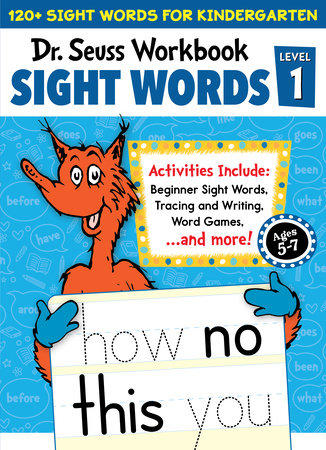 Dr. Seuss Sight Words Level 1 Workbook Cover