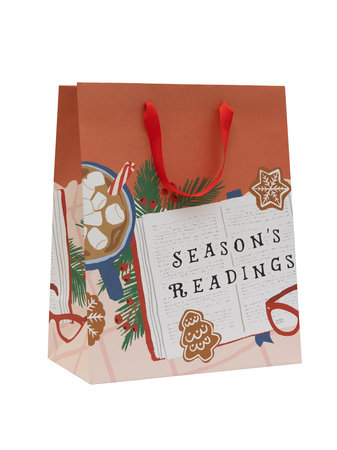 Season's Readings Illustration Gift Bag (Large) by Out of Print