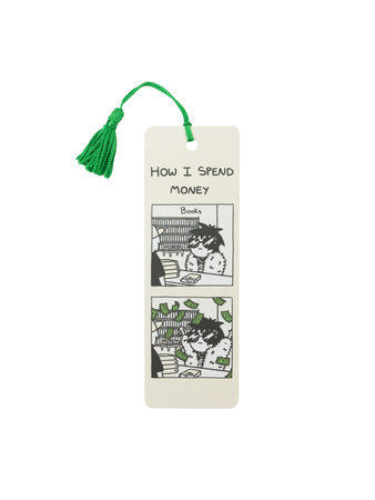 Sarah's Scribbles: How I Spend Money Bookmark by Out of Print