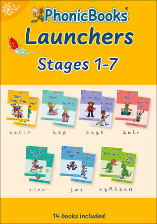 Phonic Books Dandelion Launchers Stages 1-7 Sam, Tam, Tim (Alphabet Code) by Phonic Books