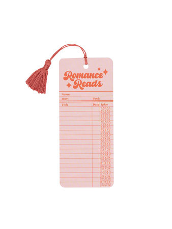 Romance Reads Bookmark by Out of Print