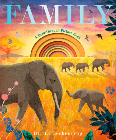 Family: A Peek-Through Picture Book by Britta Teckentrup