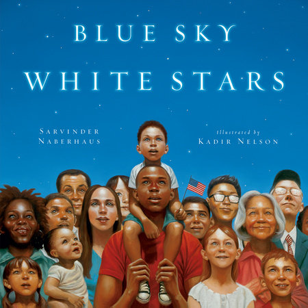 Blue Sky White Stars by Sarvinder Naberhaus