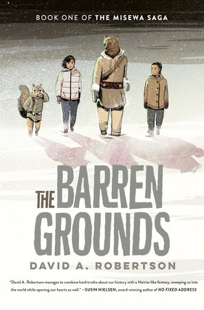Book cover for The Barren Grounds by David Robertson