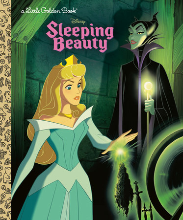 Kartun Disney: Sleeping Beauty, Aurora dan peri jahat Maleficent.