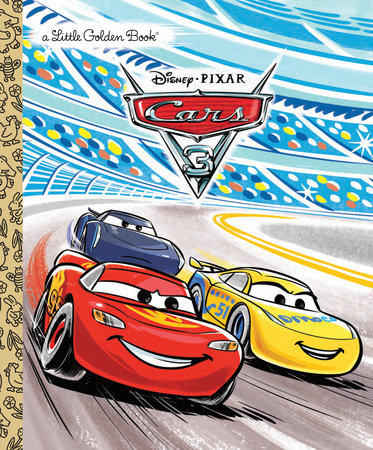 洋書　Cars カーズ Cars 3 Little Golden Book (Disney/Pixar Cars 3) by Victoria Saxon
