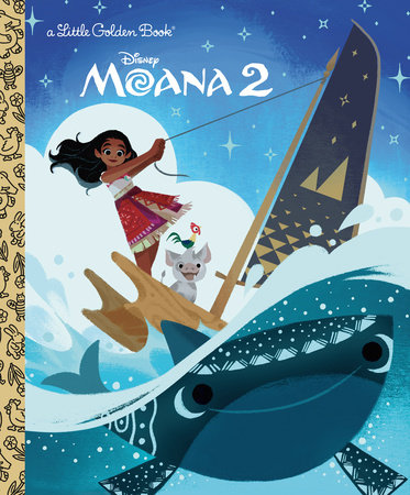 Disney Moana 2 Little Golden Book by 
