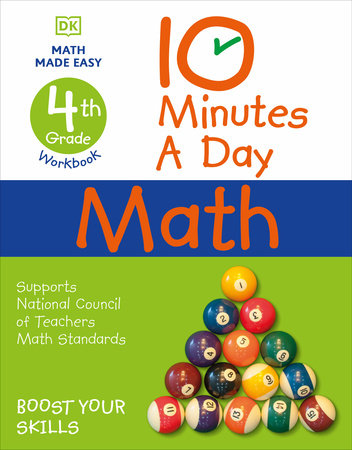 10 Minutes a Day Math, 4th Grade by Carol Vorderman: 9780744031133 ...