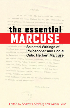 The Essential Marcuse by Herbert Marcuse