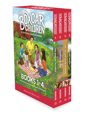 The Boxcar Children Mysteries Boxed Set 1-4 by Gertrude Chandler Warner