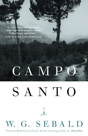 Campo Santo by W.G. Sebald