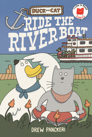 Duck and Cat Ride the Riverboat by Drew Panckeri