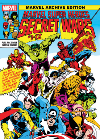 Marvel Archive Edition: Marvel Super Heroes Secret Wars Gallery Edition Mike Zeck Original First Issue Cover by Jim Shooter