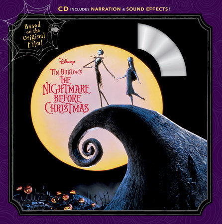Tim Burton's: The Nightmare Before Christmas Book & CD by Disney Books