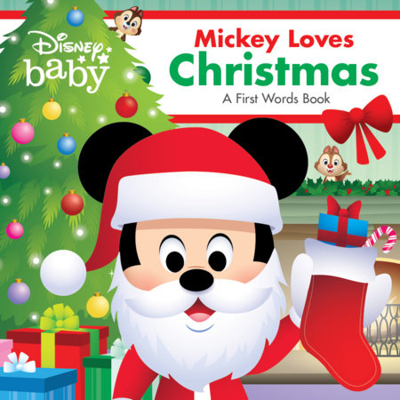 Disney Baby: Mickey Loves Christmas by Disney Books