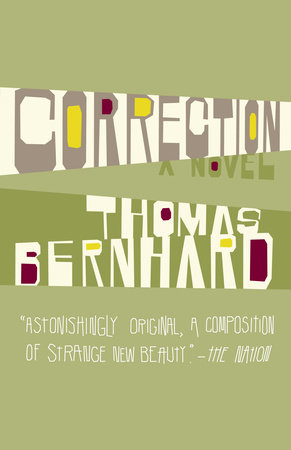 Correction by Thomas Bernhard
