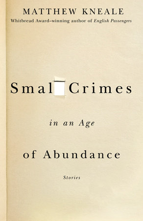 Small Crimes in an Age of Abundance by Matthew Kneale