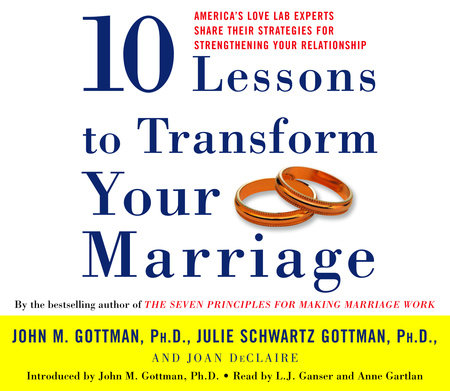 Ten Lessons to Transform Your Marriage by John Gottman, PhD