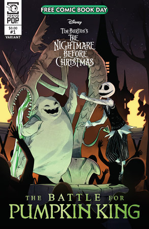 Disney Manga: Tim Burton's The Nightmare Before Christmas - Battle for Pumpkin King (FCBD 2023) by Deborah Allo