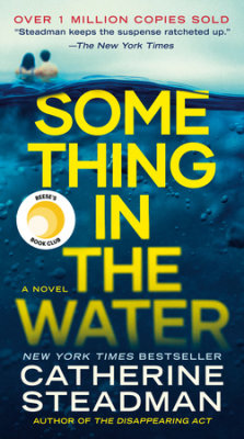 large print book titles Something in the Water