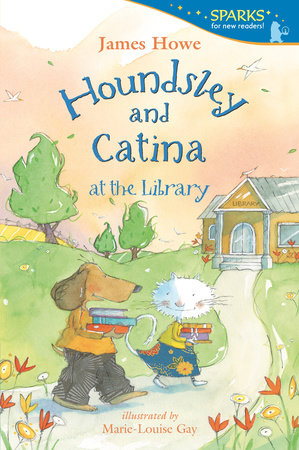 Houndsley and Catina at the Library by James Howe