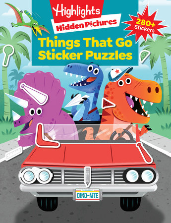 Things That Go Sticker Puzzles by Highlights