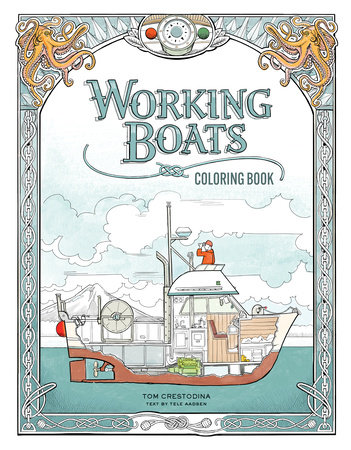 Working Boats Coloring Book by Tom Crestodina