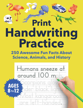 Print Handwriting Practice for Kids 8-12 by Spruce Books