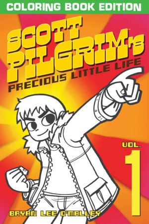 Scott Pilgrim's Precious Little Life Coloring Book by Bryan Lee O'Malley