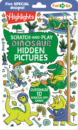 Scratch-and-Play Dinosaur Hidden Pictures by 