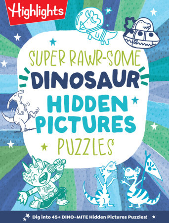 Super Rawrsome Dinosaur Hidden Pictures Puzzles