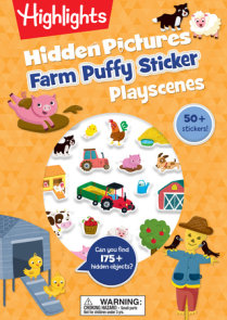 Farm Hidden Pictures Puffy Sticker Playscenes