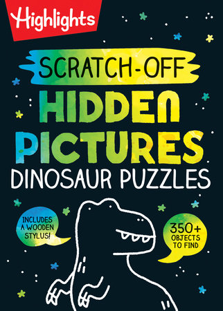 Scratch-Off Hidden Pictures Dinosaur Puzzles by 