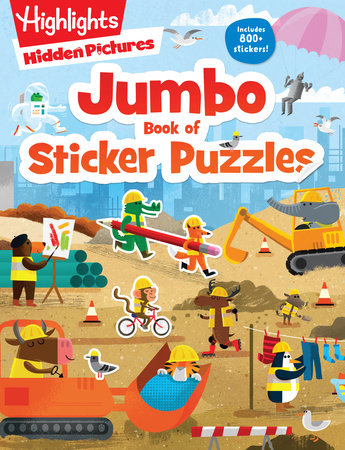 Jumbo Book of Sticker Puzzles by 
