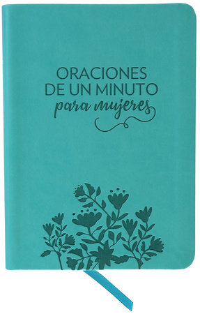 Oraciones de un minuto para mujeres. Símil piel aguamarina/ One Minute Prayers for Women. Leathersoft Aquamarine by Hope Lyda