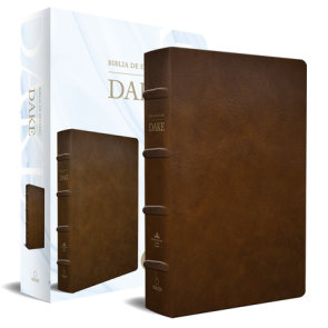 RVR 1960 Biblia de estudio Dake, tamaño grande, piel marrón / Spanish RVR 1960 D ake Study Bible, Large Size, Brown Leather
