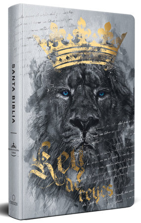 Biblia RVR60 letra grande tamaño manual, tapa dura León Rey de Reyes / Spanish Bible RVR60 Handy Size Large Print Hardcover Lion King of Kings by Reina Valera Revisada 1960
