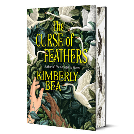 The Curse of Feathers: Deluxe Stenciled Edges by Kimberly Bea